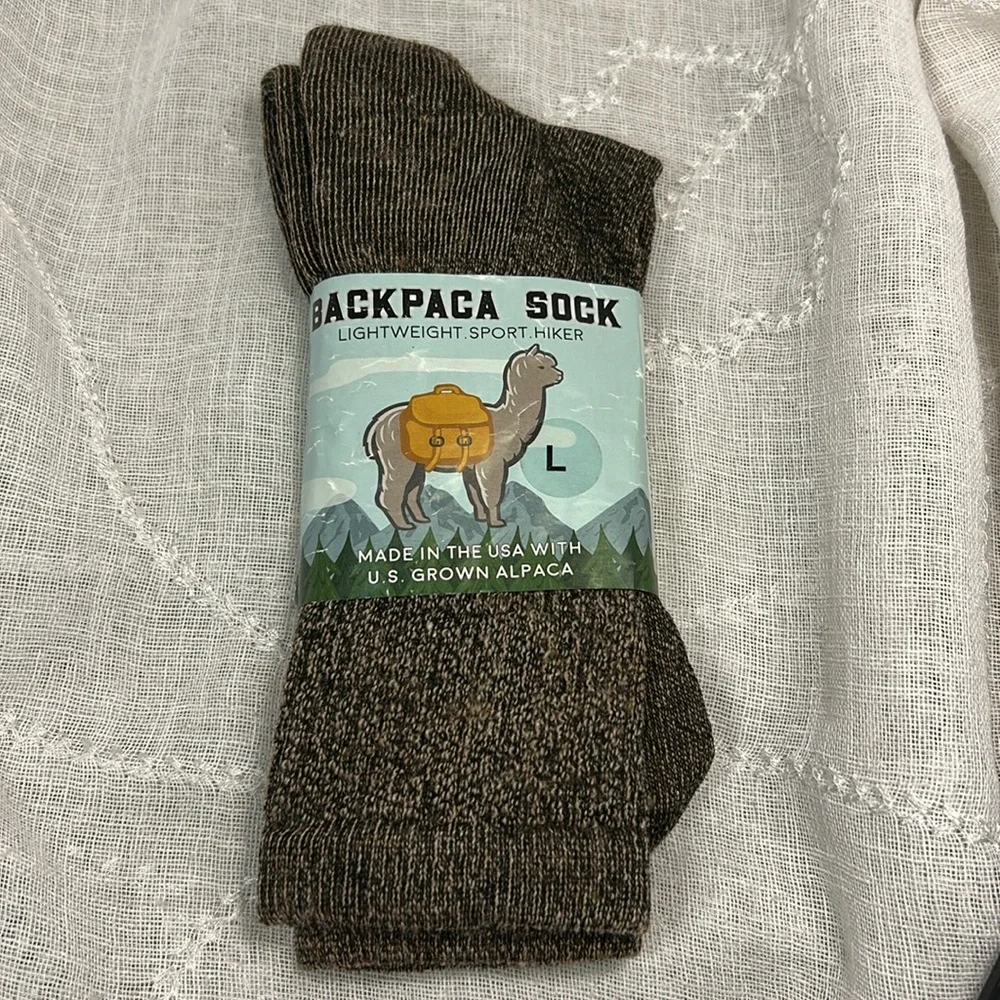 NWT Alpaca Socks made in USA stamped sz L